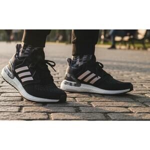 Adidas Ultraboost 20 Running Shoes Womens Size 9.5 Black White